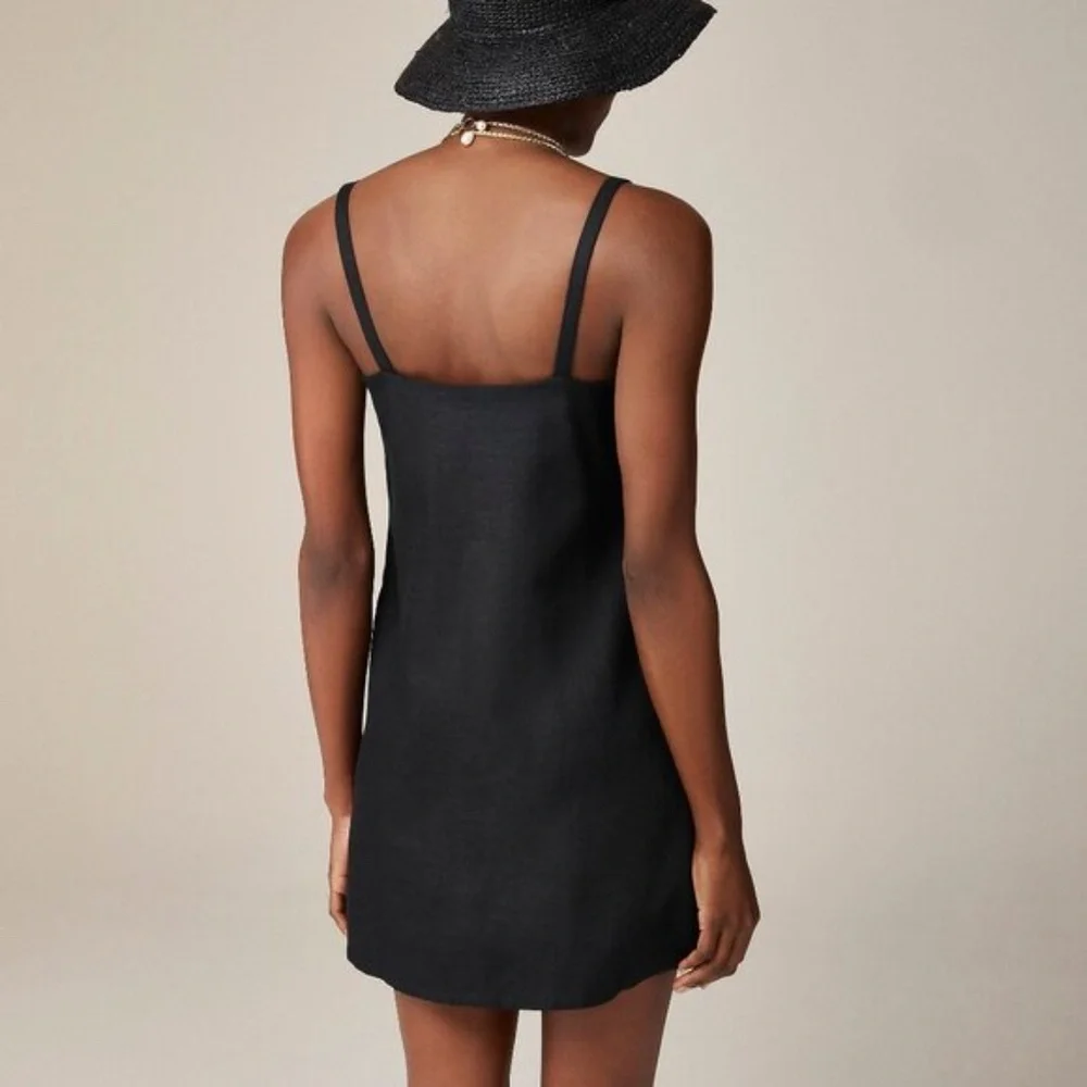 SOLD ☀️NWT J.Crew Claudia Dress in Linen - Picture 4 of 5